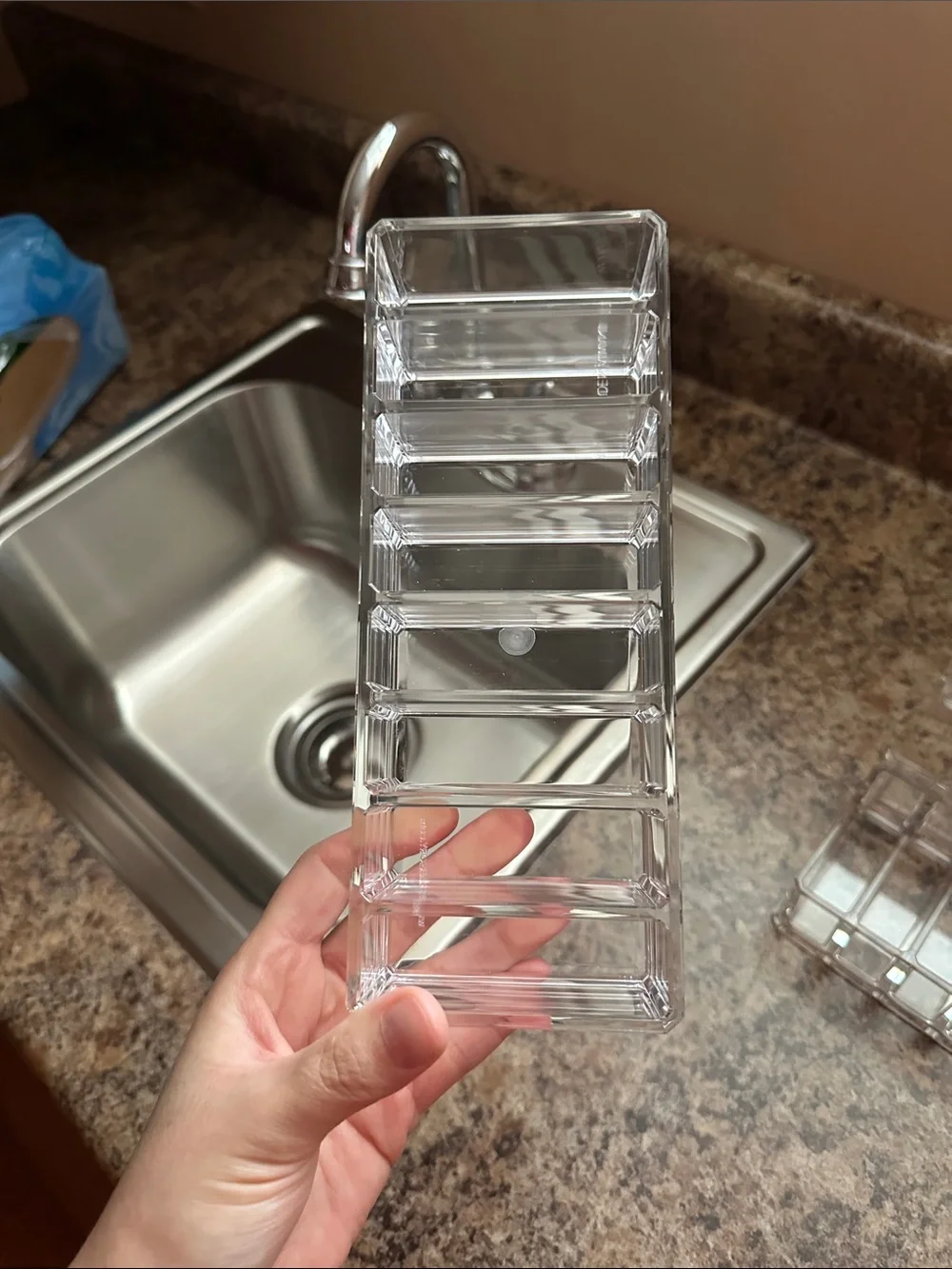 Clear acrylic  Organizer - Transparent